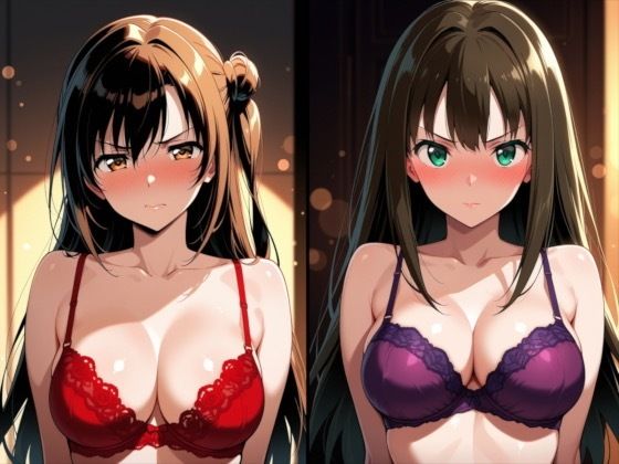 弱みを握られチ●ポを受け入れたところ快感を教え込まれ陥落【島●卯月＆渋●凛】 - サンプル画像 1