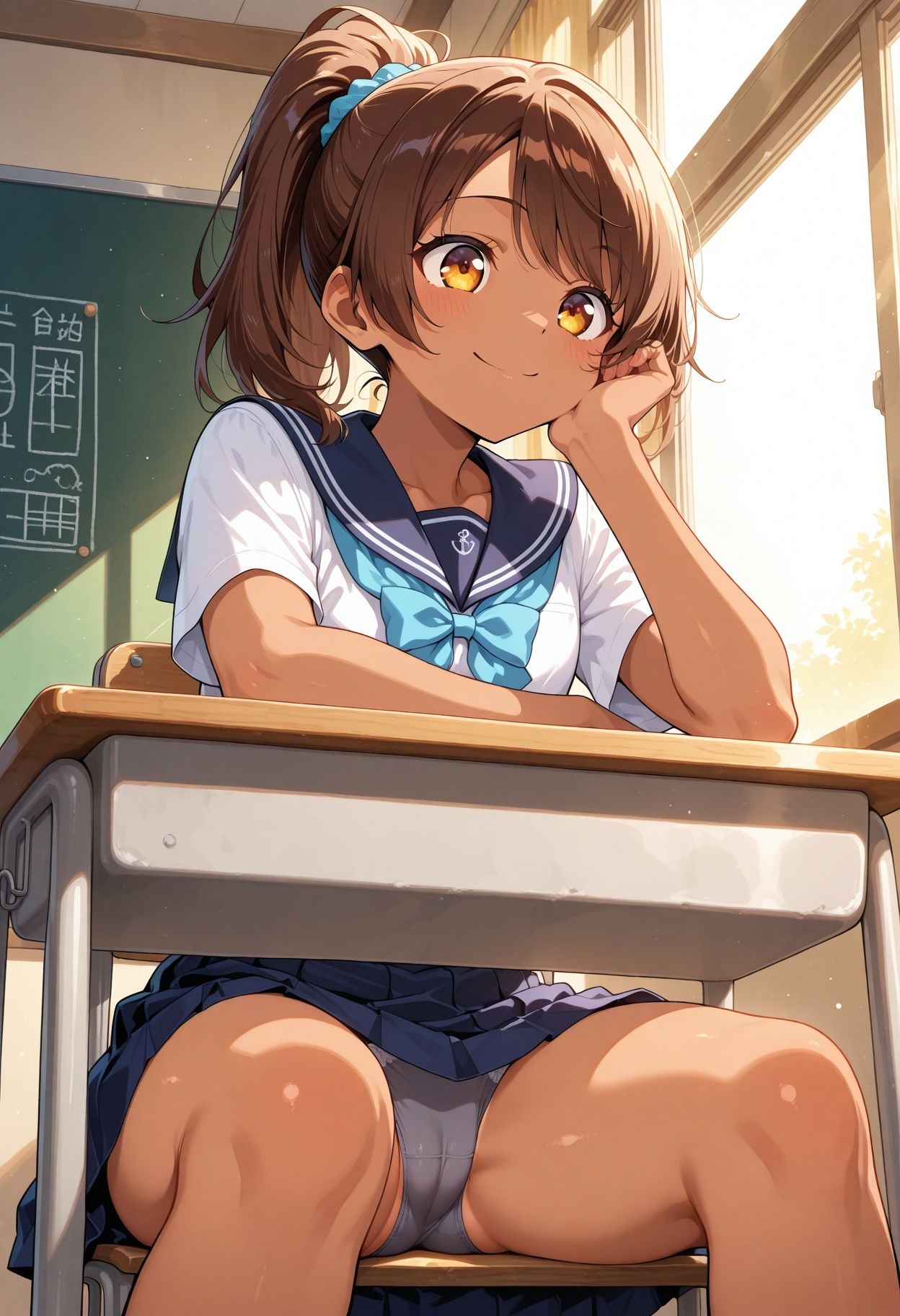 【AI CG集】学校の花園3 〜school collection〜 - サンプル画像 2
