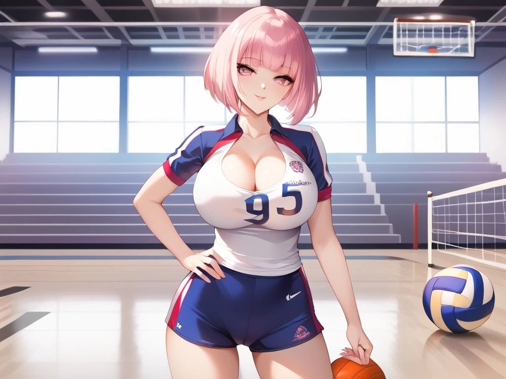 バスケ女子とバレー女子 - サンプル画像 4