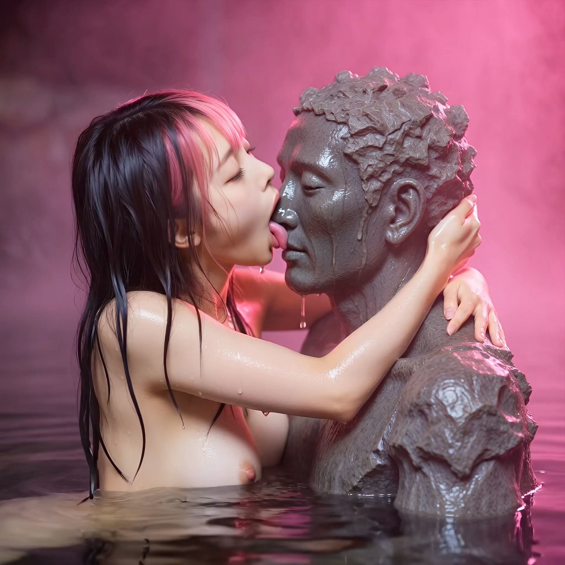 接吻の湯 〜弐〜 - サンプル画像 4