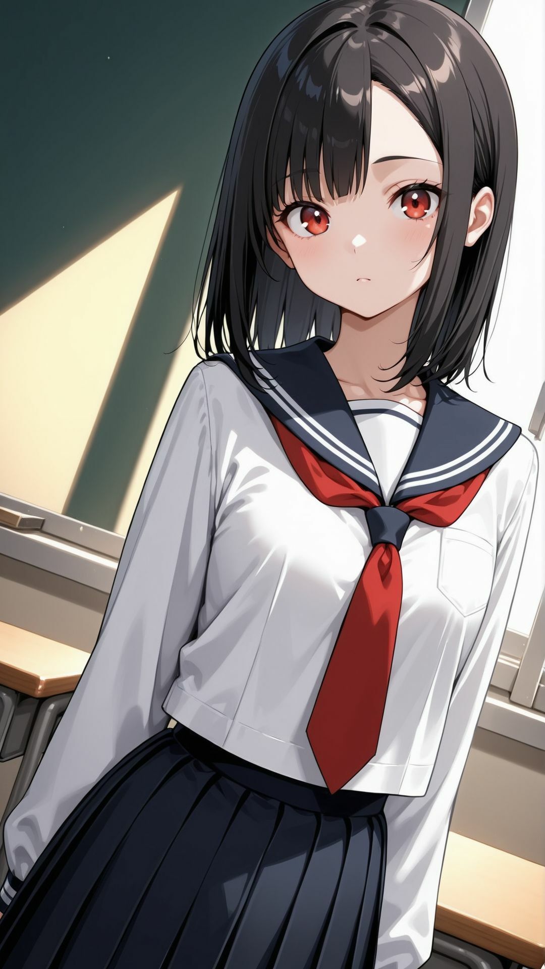 種付け調教-黒髪JK教室でイキ狂い編- - サンプル画像 4
