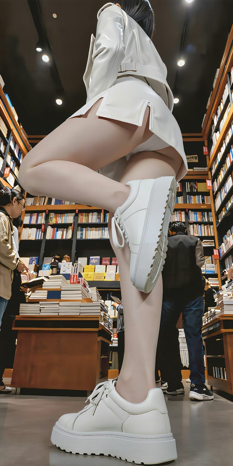 【AI生成作品part1】 私服の超ミニスカートの美少女とお姉さん - サンプル画像 4