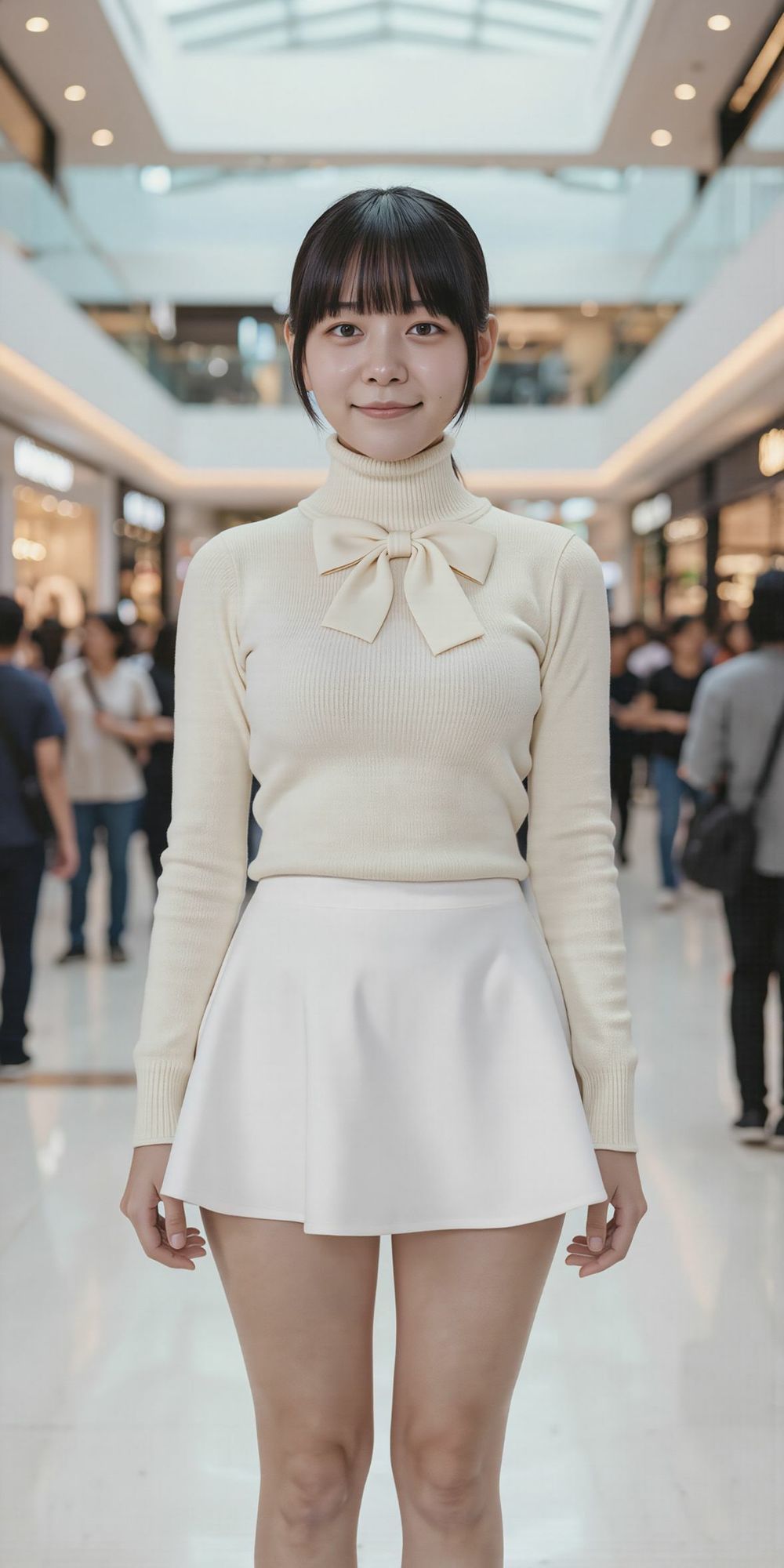 【AI生成作品part1】 私服の超ミニスカートの美少女とお姉さん - サンプル画像 8