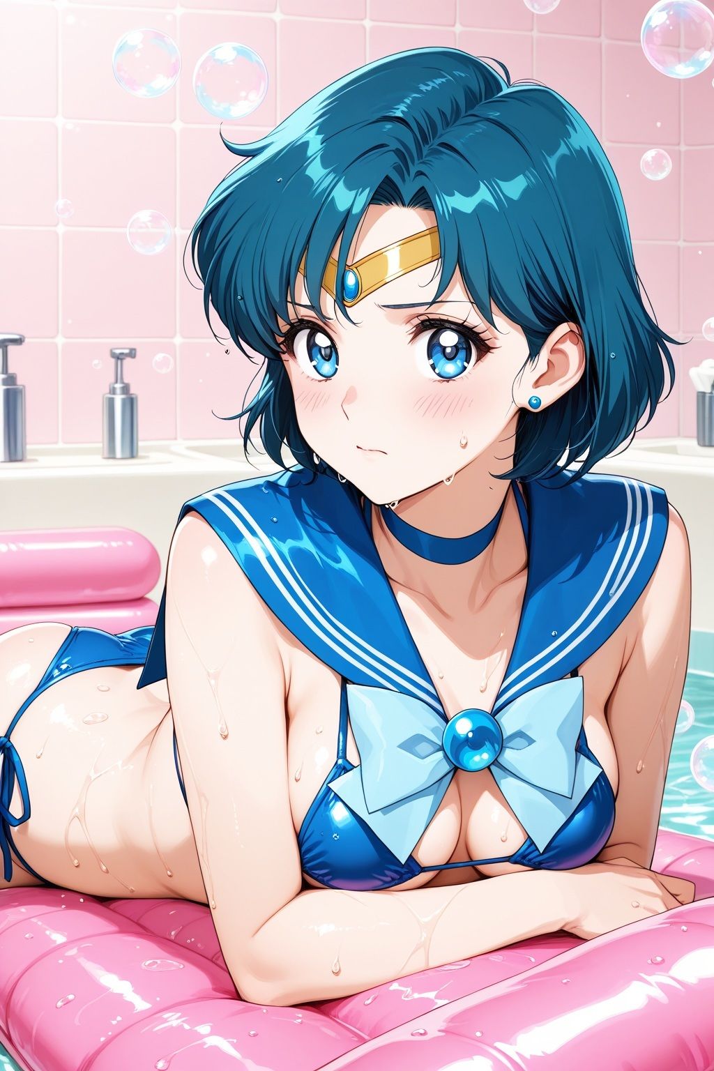 セーラー戦士と夢の時間 ご奉仕ソープランド マーキュリー嬢 - サンプル画像 4