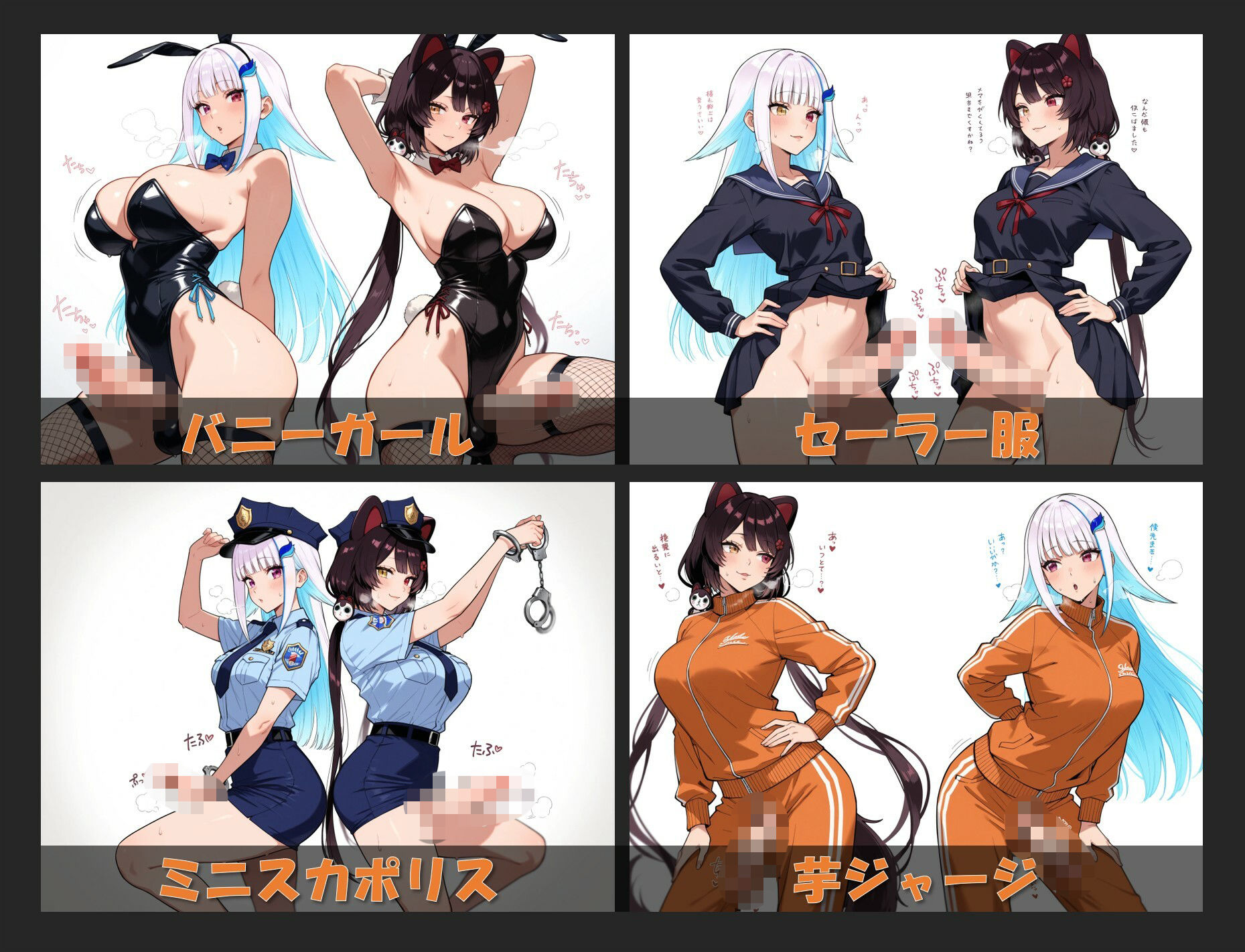 【ふたなり】に〇さんじ ふたなりVTuberのコスプレH集【125枚＋23枚】 - サンプル画像 1