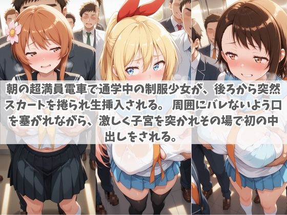 通学電車から始まる拉致種付け調教 ニ〇コイ - サンプル画像 1
