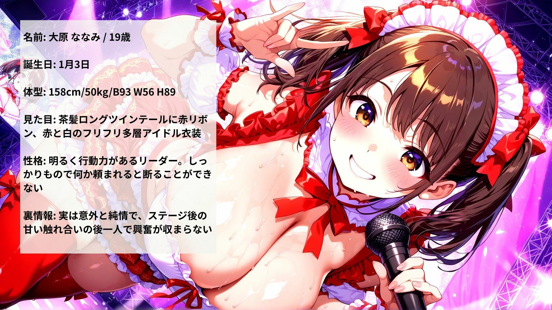 巨乳地下アイドル裏営業〜ステージ後汗だくセックス流出映像〜 - サンプル画像 1