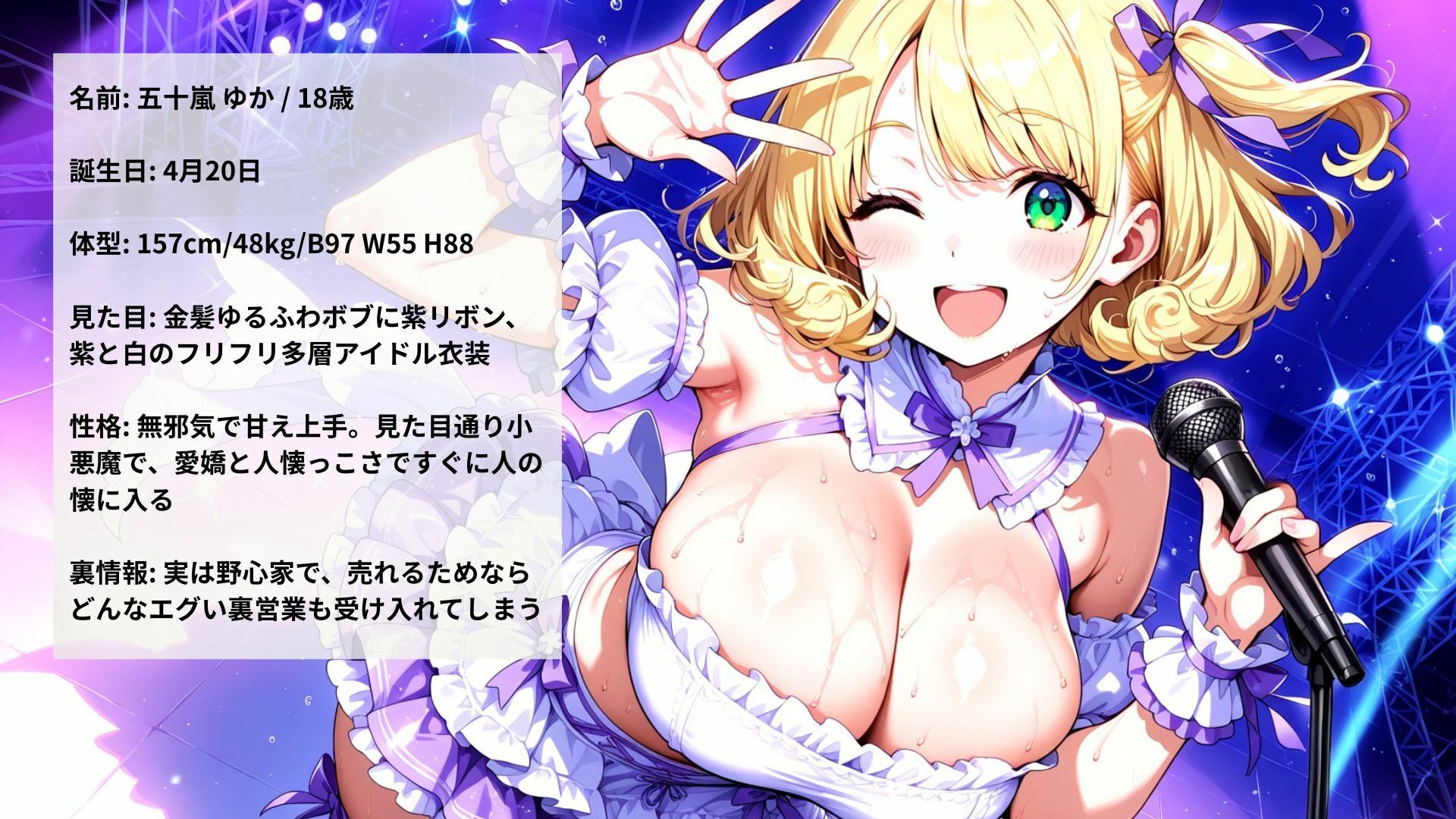 巨乳地下アイドル裏営業〜ステージ後汗だくセックス流出映像〜 - サンプル画像 7