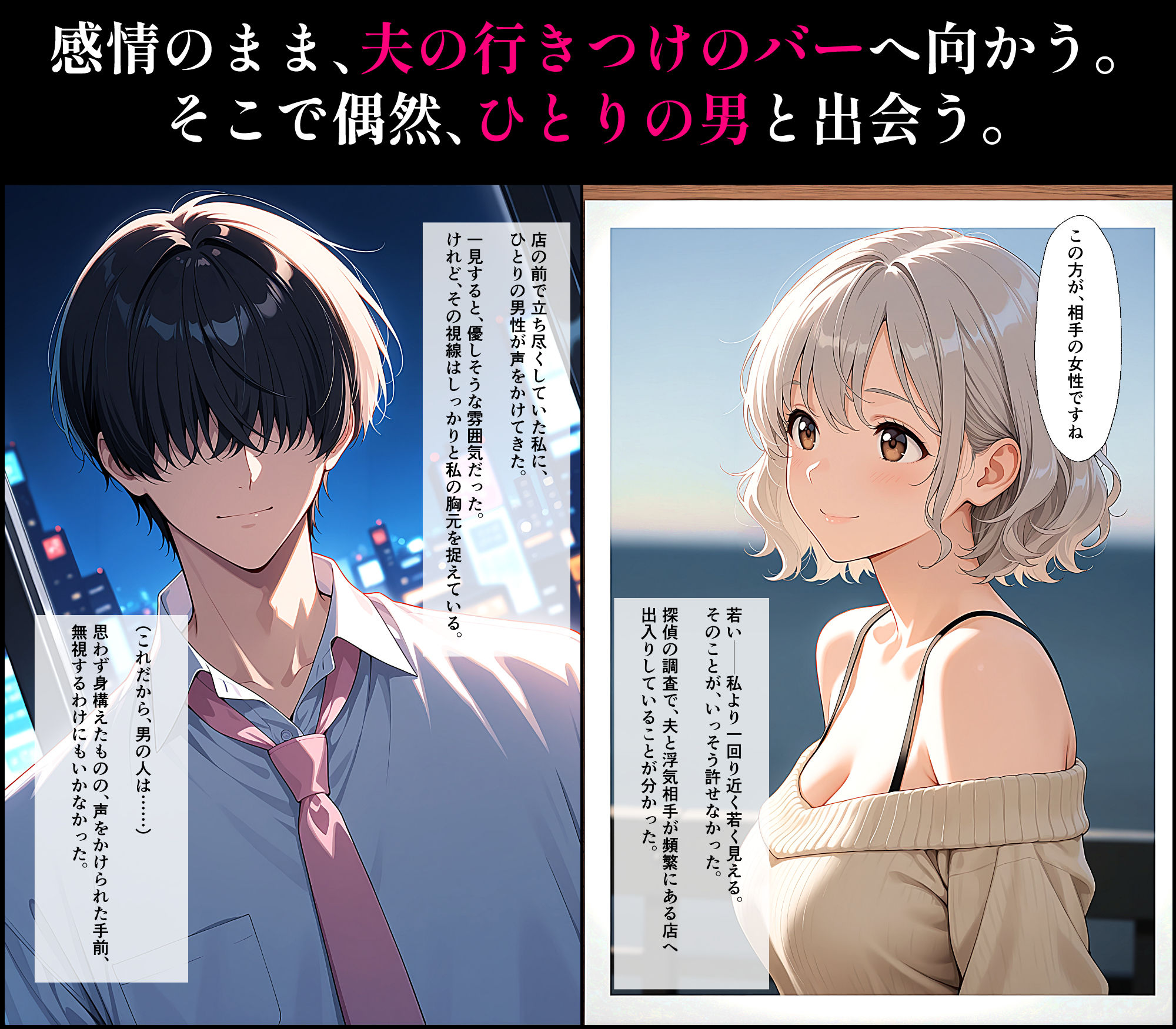 入れ替わりバー 人妻編 - サンプル画像 2