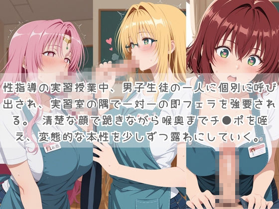 生徒たちの搾精パトロール係 〜先生を見つけたら即抜きサービス〜 T〇LOVEる - サンプル画像 1
