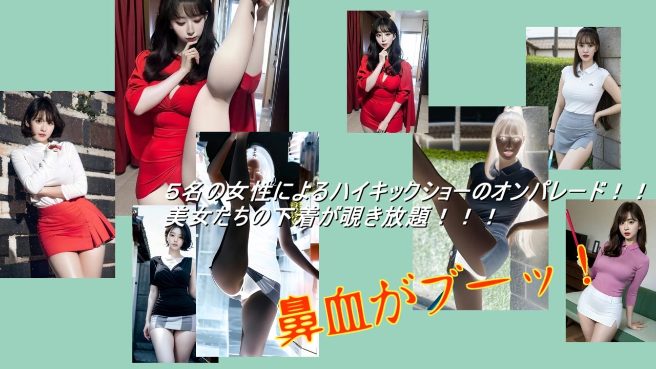 ザ・パンチラハイキック - サンプル画像 1