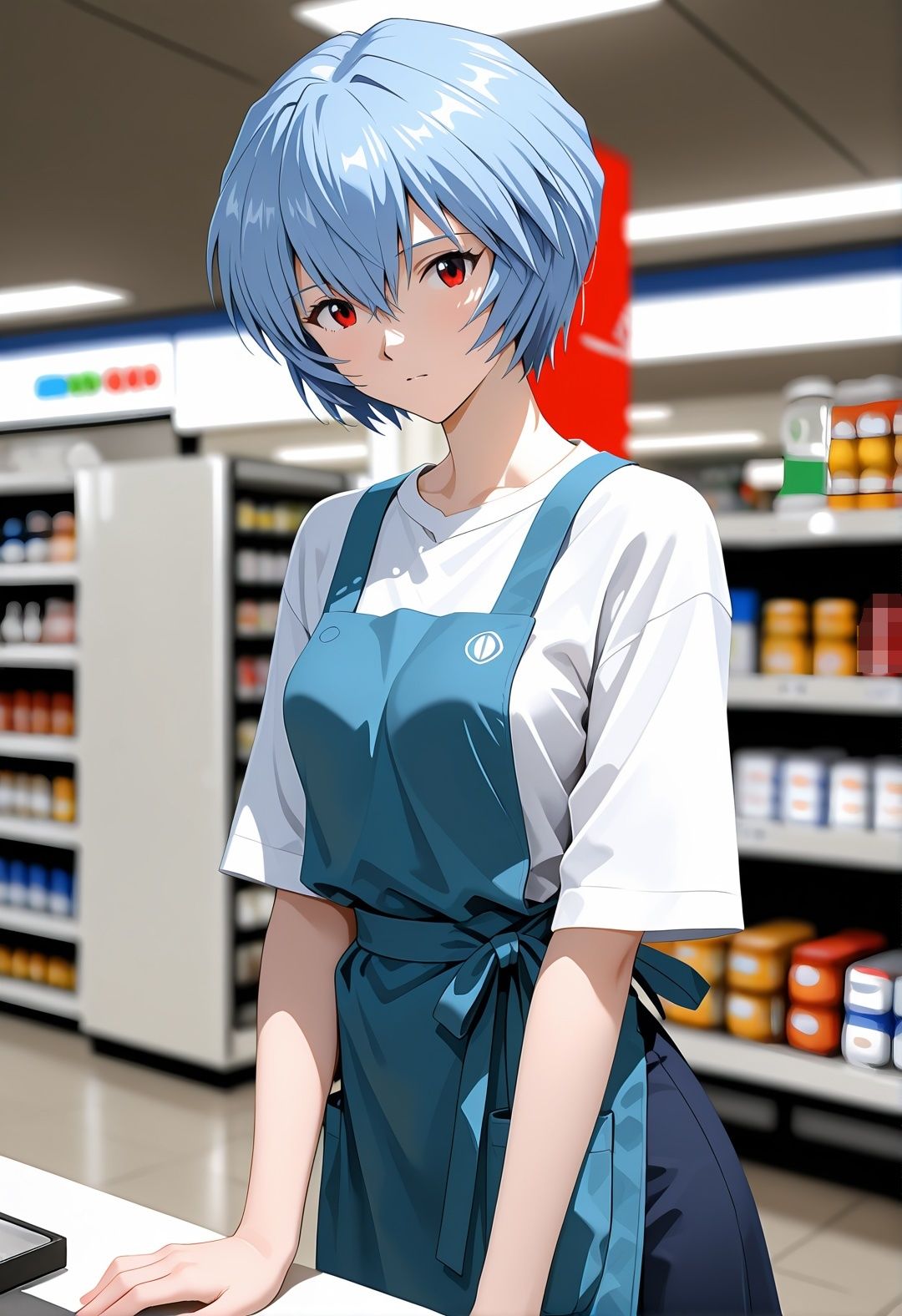 綾〇レ〇 コンビニ店員が客に犯●れ中出しされまくる3DCG エ〇ァパロディ 公開セックス 便所調教 - サンプル画像 2