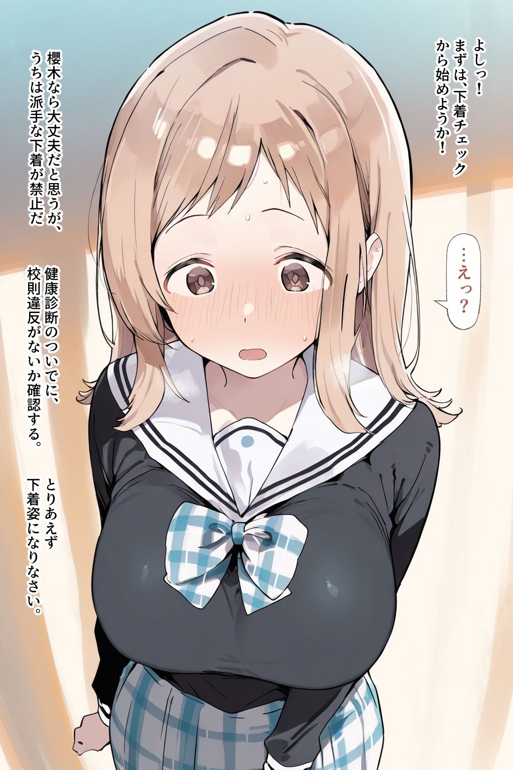 セクハラ教師に健康診断される真乃 - サンプル画像 6