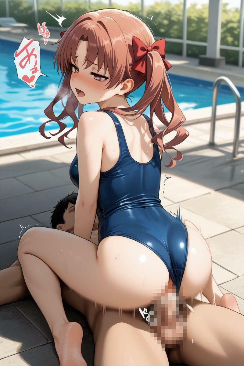 御◯美琴、白◯黒子がスクール水着でセックスする【CG202枚】 - サンプル画像 8