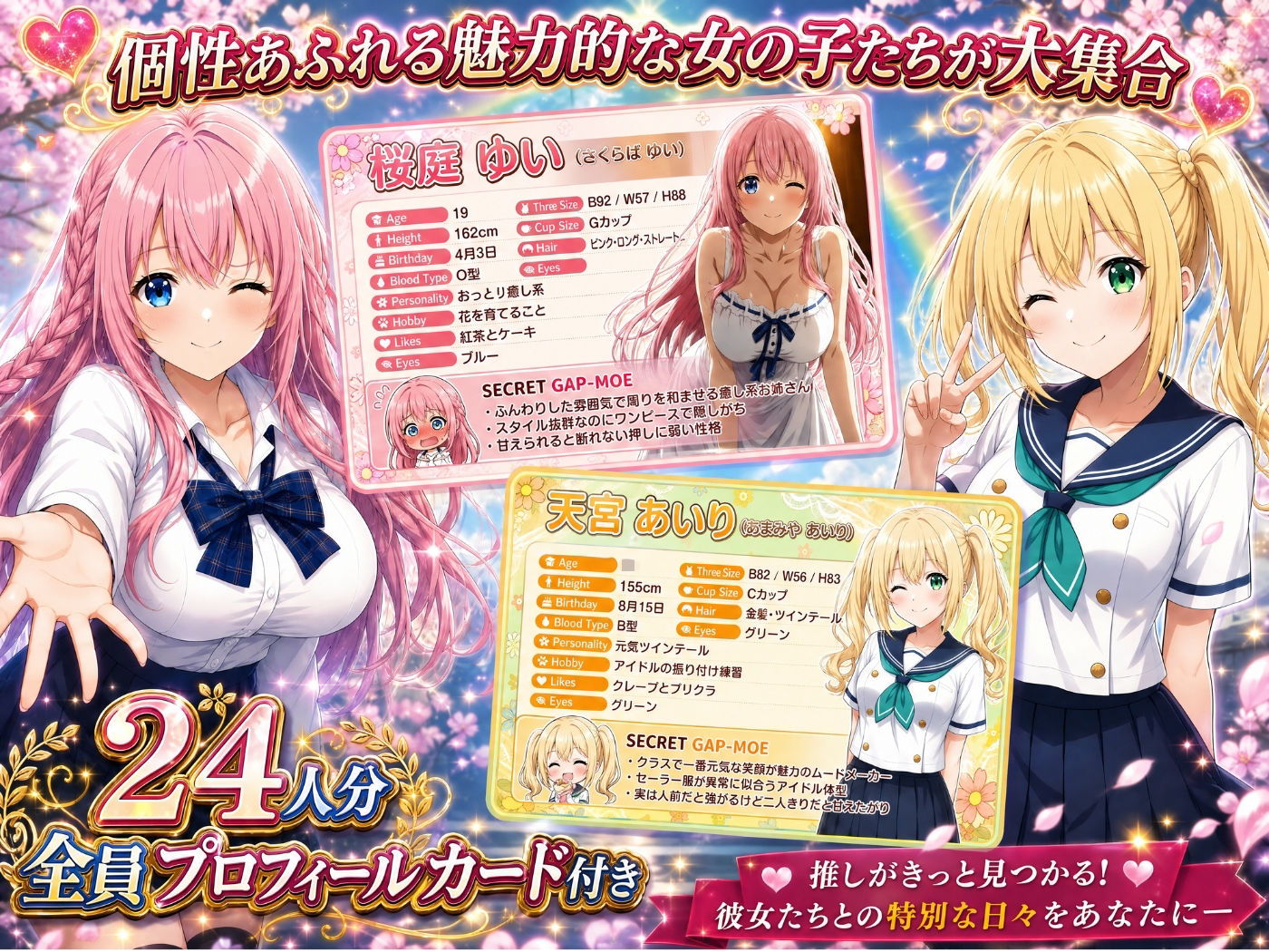 【美麗4K】3年1組あなたの彼女 〜学園生活で出会う最高の彼女たちとの物語〜【ED付き】 - サンプル画像 2