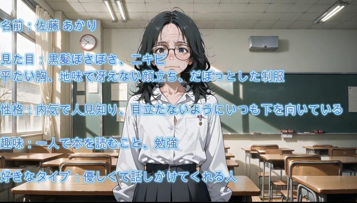 【4K】地味でブスだった同級生が、会社で再会したら爆乳美女に激変していたので脅してハメまくったw - サンプル画像 1