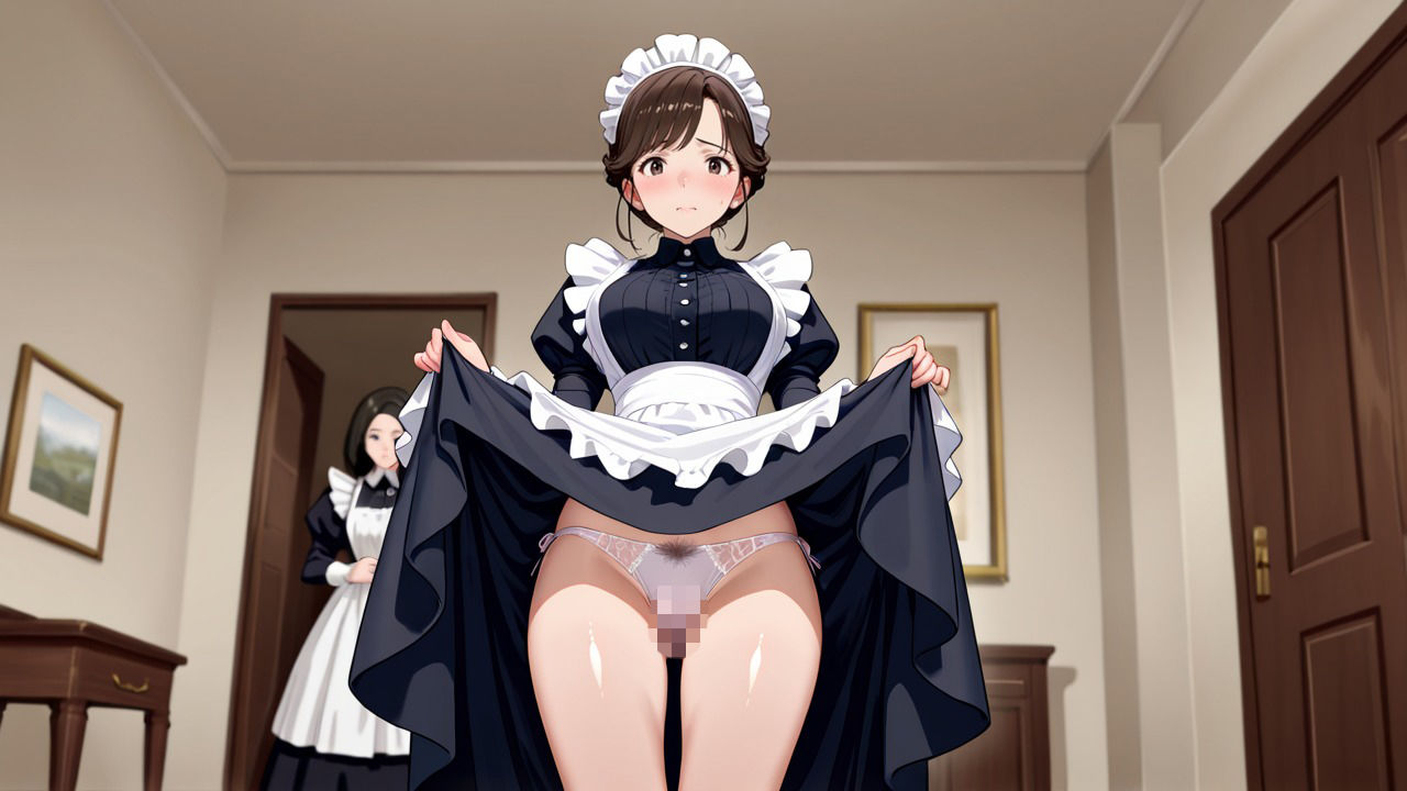 従順メイドのパンチラ 225枚！！  そこに並びなさい！！ - サンプル画像 2