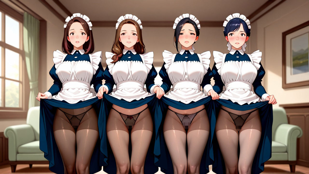 従順メイドのパンチラ 225枚！！  そこに並びなさい！！ - サンプル画像 5