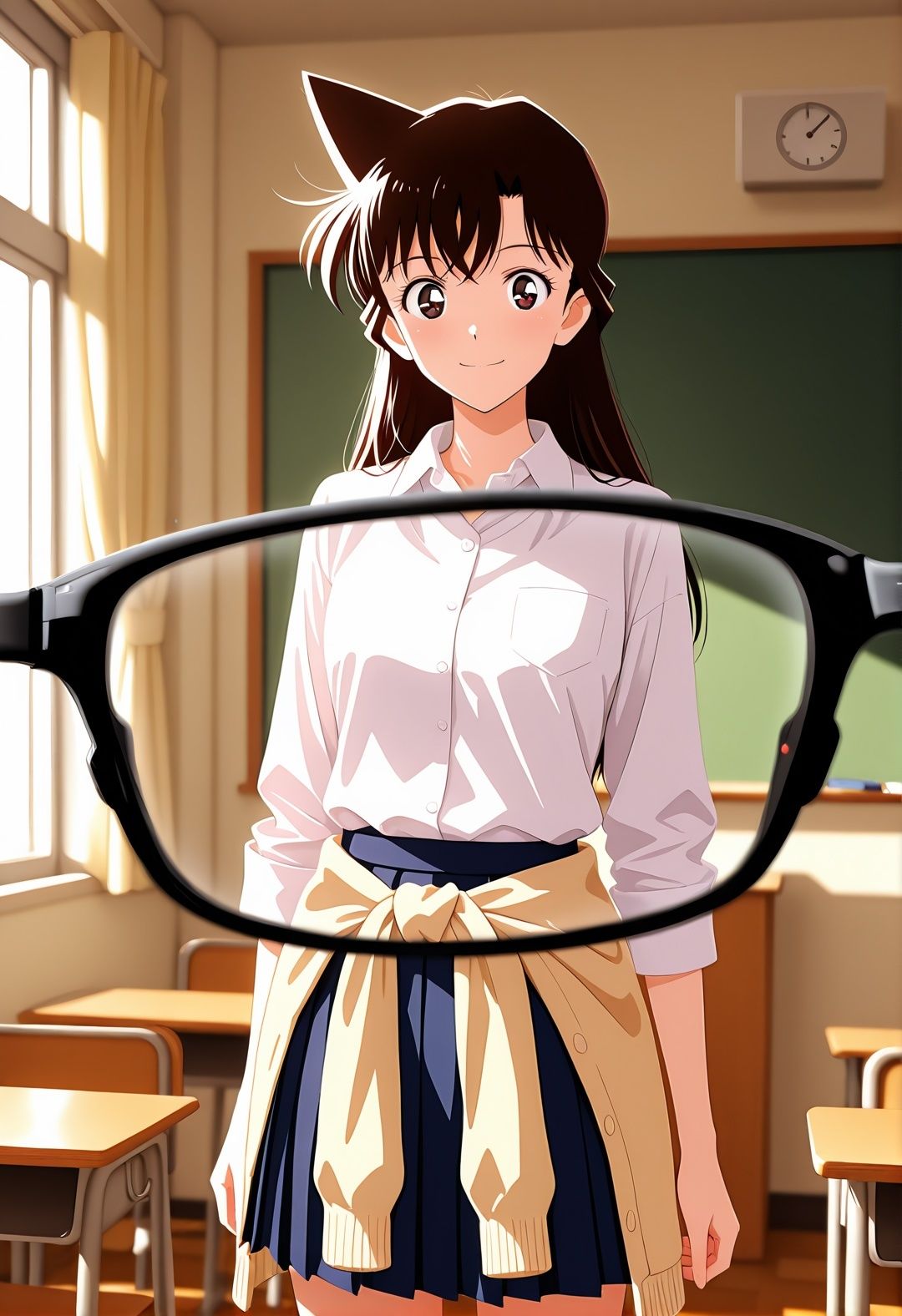 毛利〇の学校凌●〜帝〇〇校で制服・競泳水着・ブルマで連続絶頂！名探偵コ〇ンパロディ〜 - サンプル画像 2