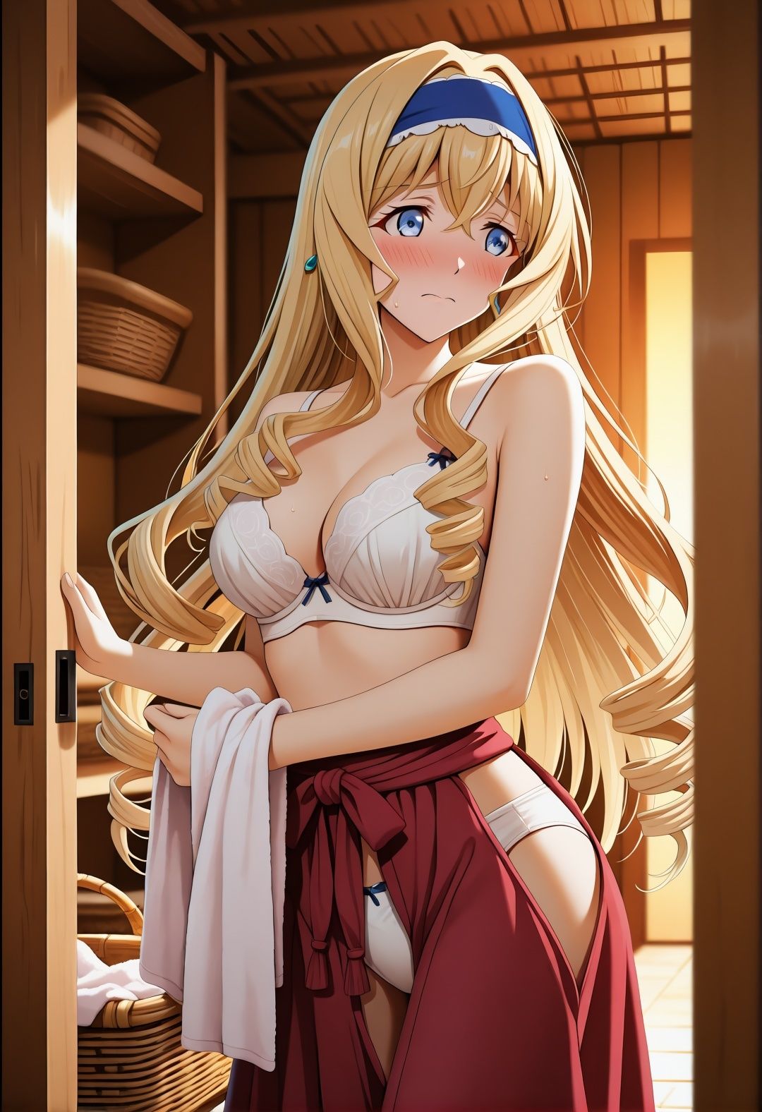 セ〇リア・オ〇コット温泉旅館パロディ 混浴凌●拘束エッチ複数プレイ巨乳金髪美女388枚CG集 - サンプル画像 1