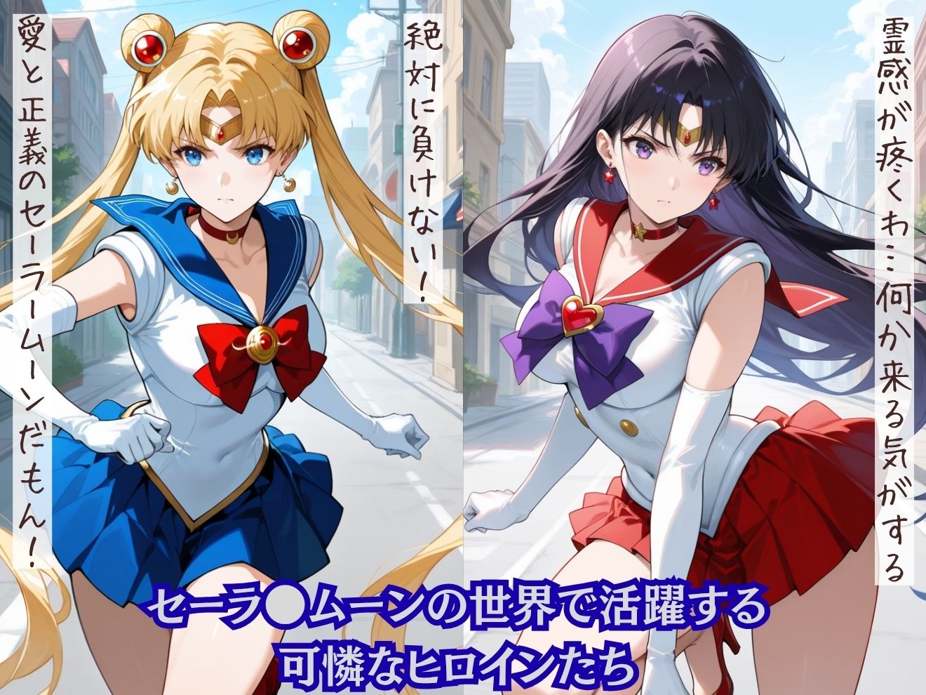 もしも根は真面目なセーラー戦士たちが意に反して淫売ビッチ化してしまったら？セーラ●ムーン編 - サンプル画像 1