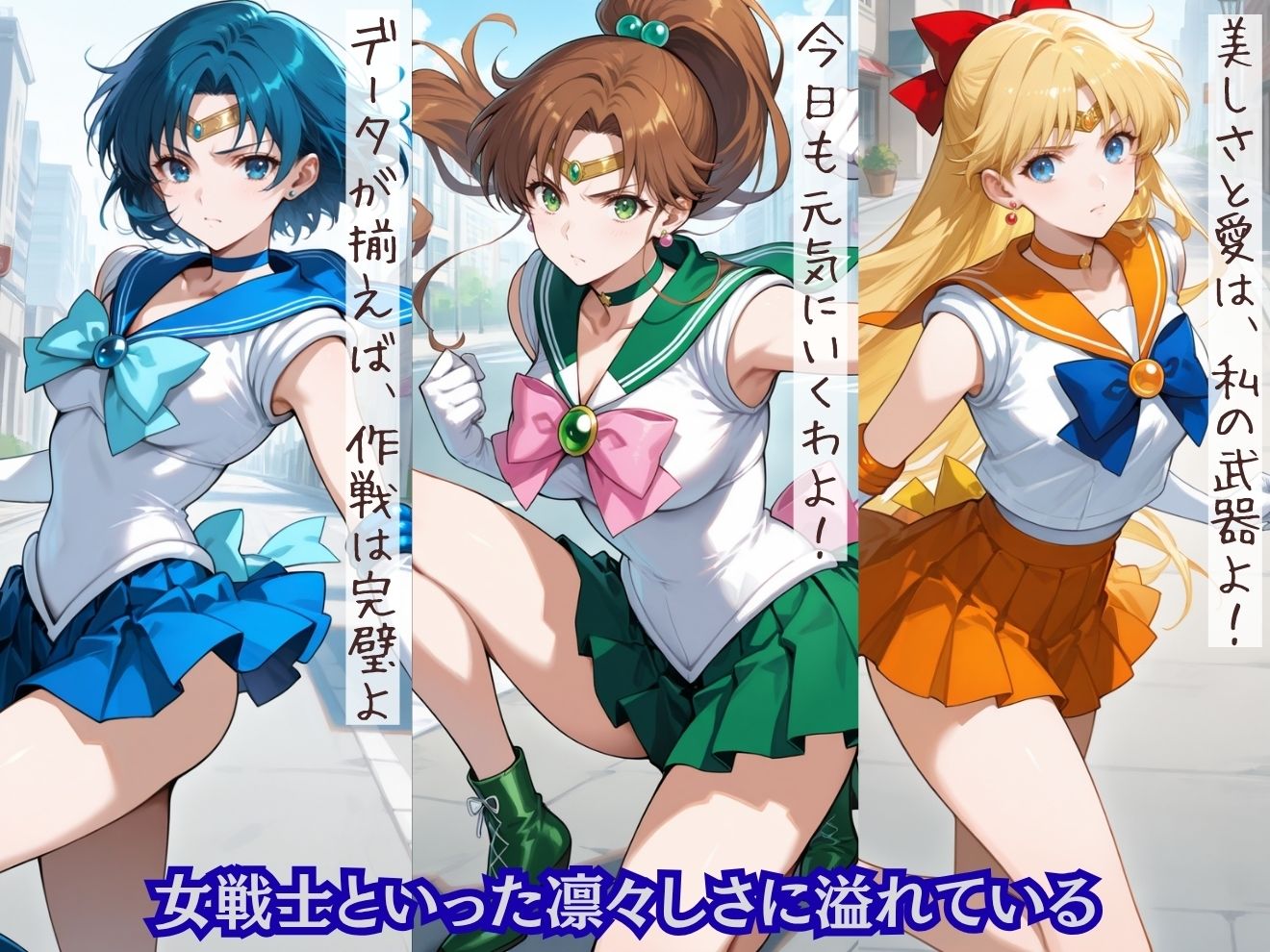もしも根は真面目なセーラー戦士たちが意に反して淫売ビッチ化してしまったら？セーラ●ムーン編 - サンプル画像 2