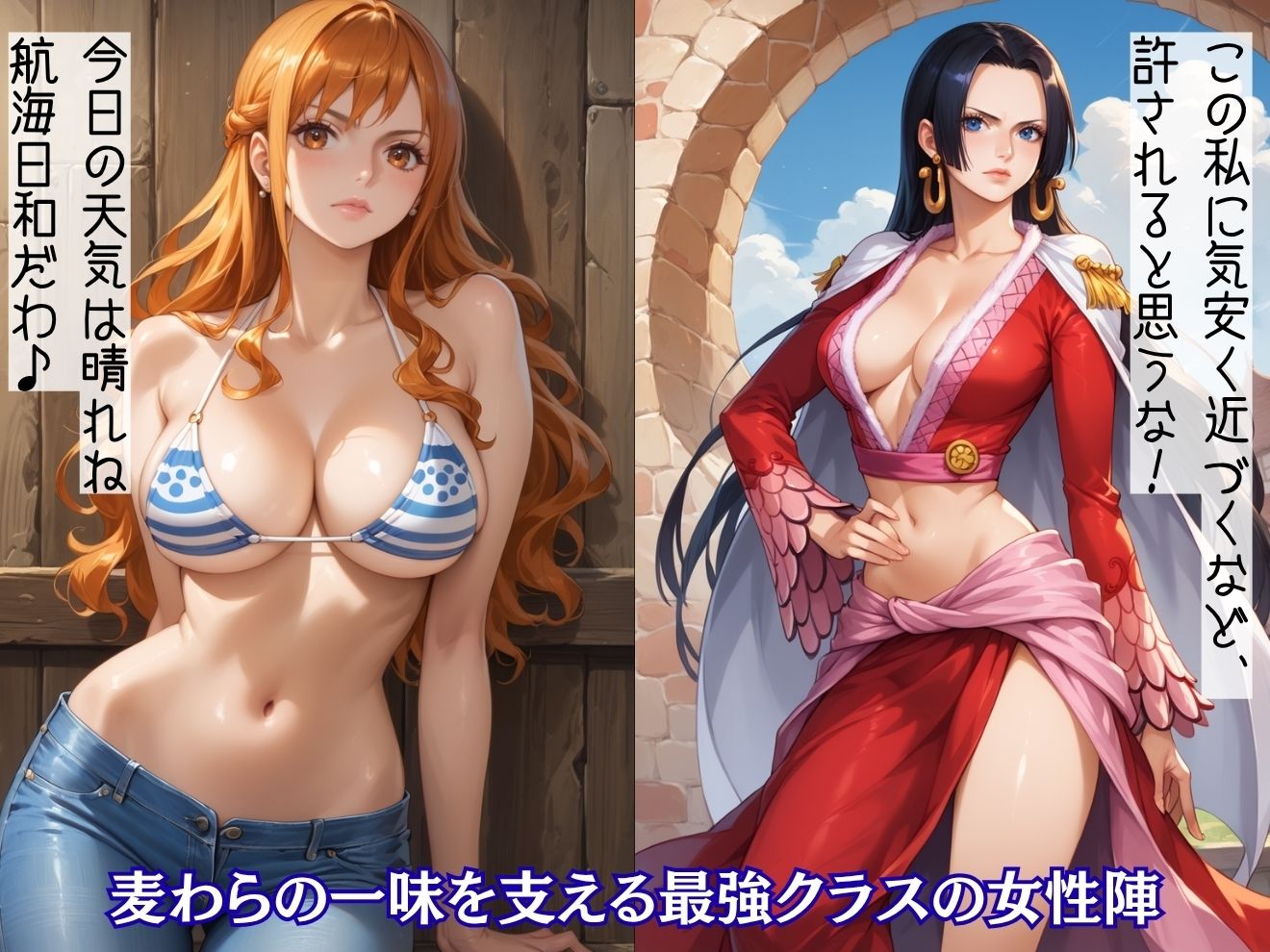麦わらヒロイン監禁性玩具化計画 ワ〇ピース外伝 - サンプル画像 1