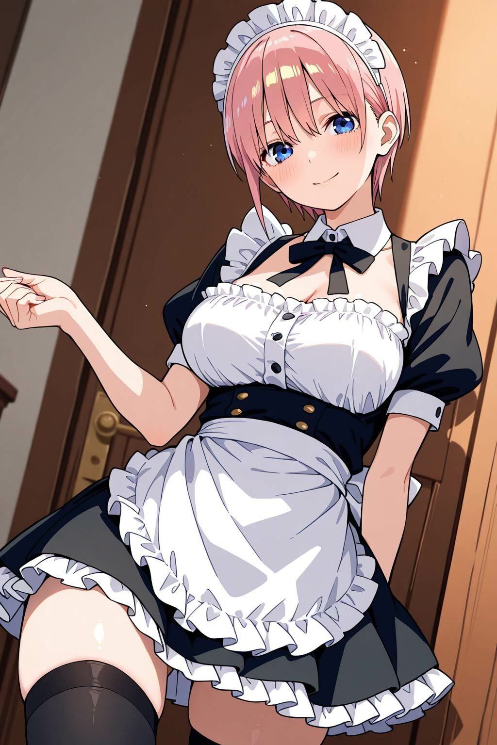 メイド姿の一花ちゃんが可愛すぎた件 - サンプル画像 1