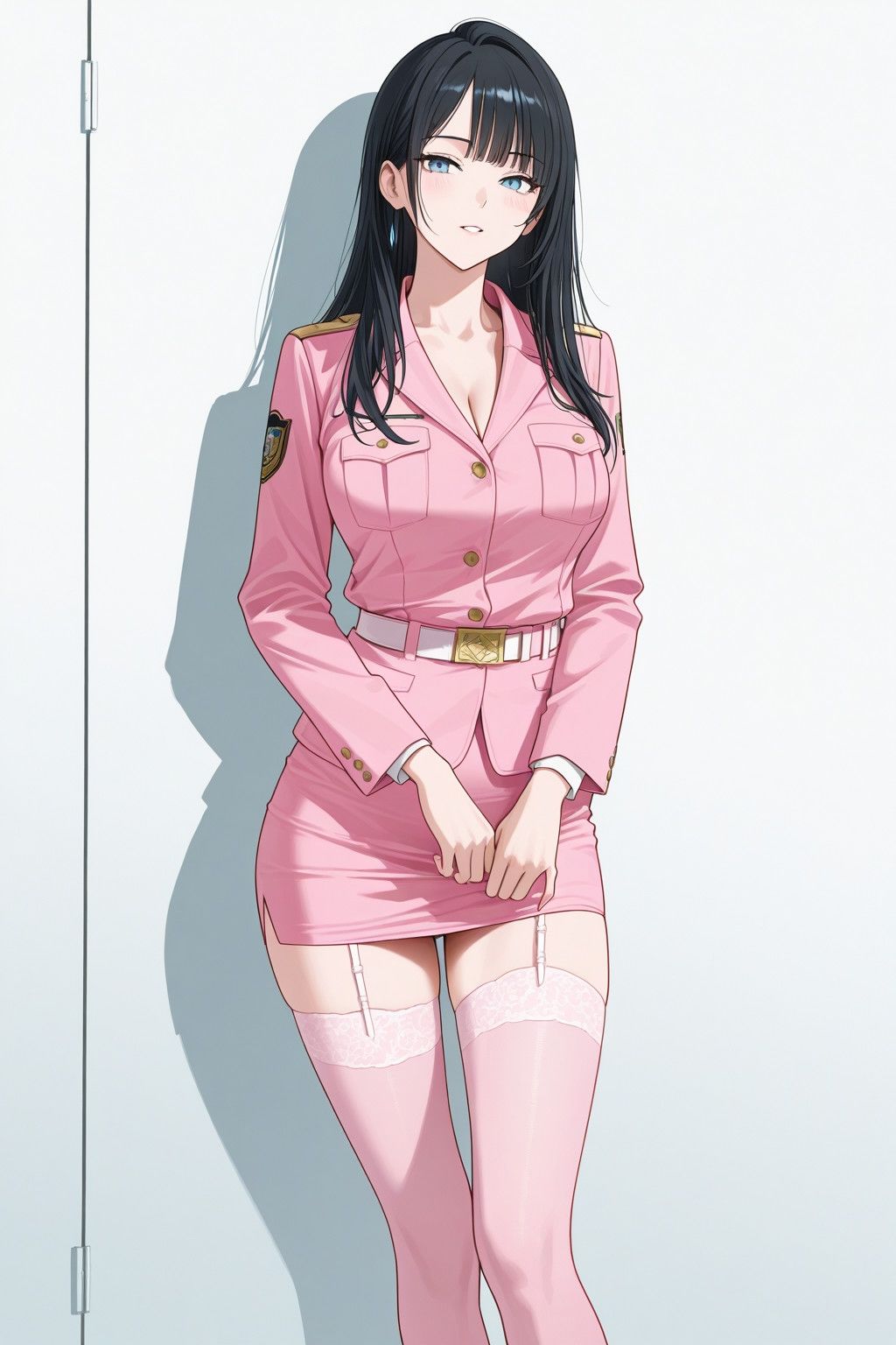 ミニスカ警官は着衣で甘々 - サンプル画像 5