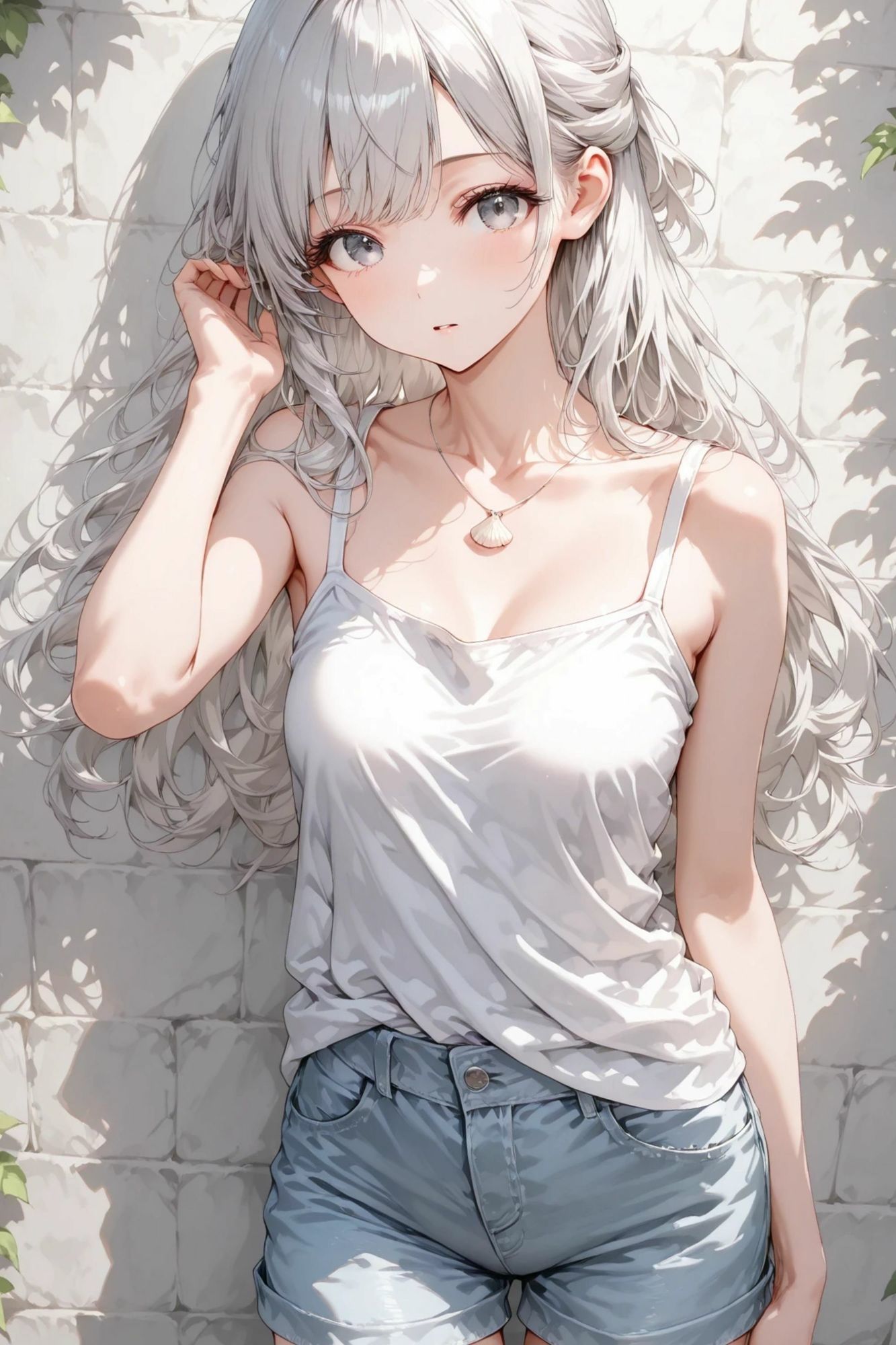 白雪 - 白い壁 - ヌードイラスト集 162枚 - サンプル画像 2