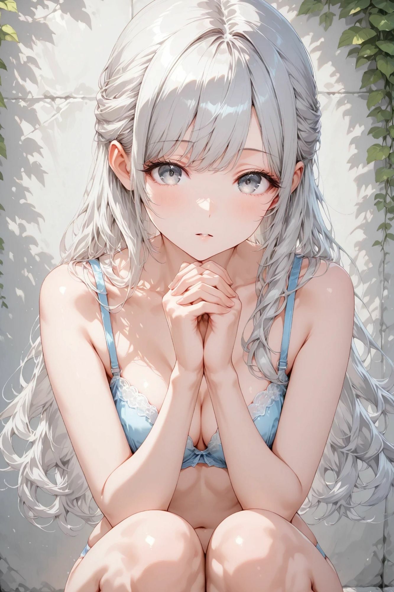 白雪 - 白い壁 - ヌードイラスト集 162枚 - サンプル画像 4