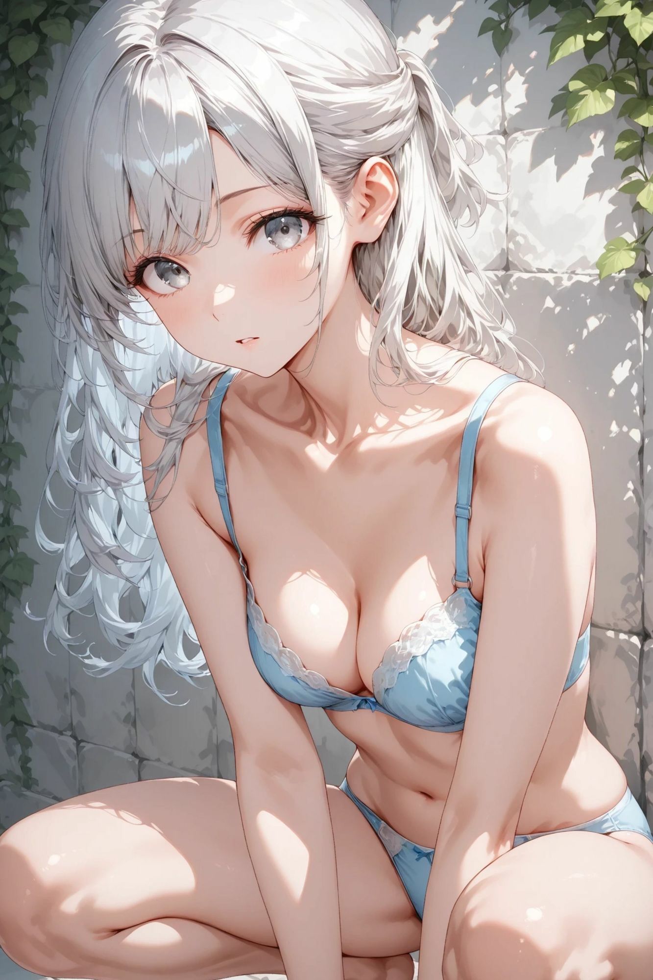白雪 - 白い壁 - ヌードイラスト集 162枚 - サンプル画像 5