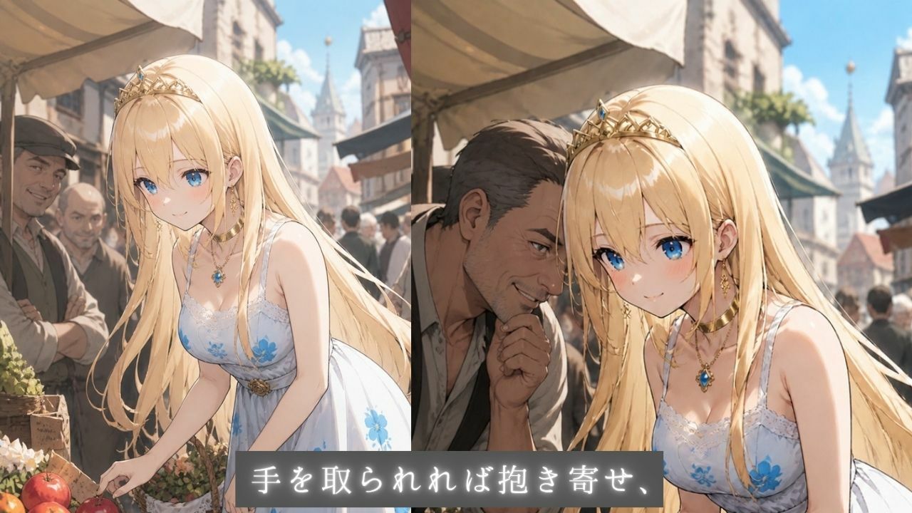 着エロ密着交尾 清純プリンセス5 禁断のスキンシップ〜下着で抱き着く姫様 熱情にこぼれる乳首〜 - サンプル画像 4