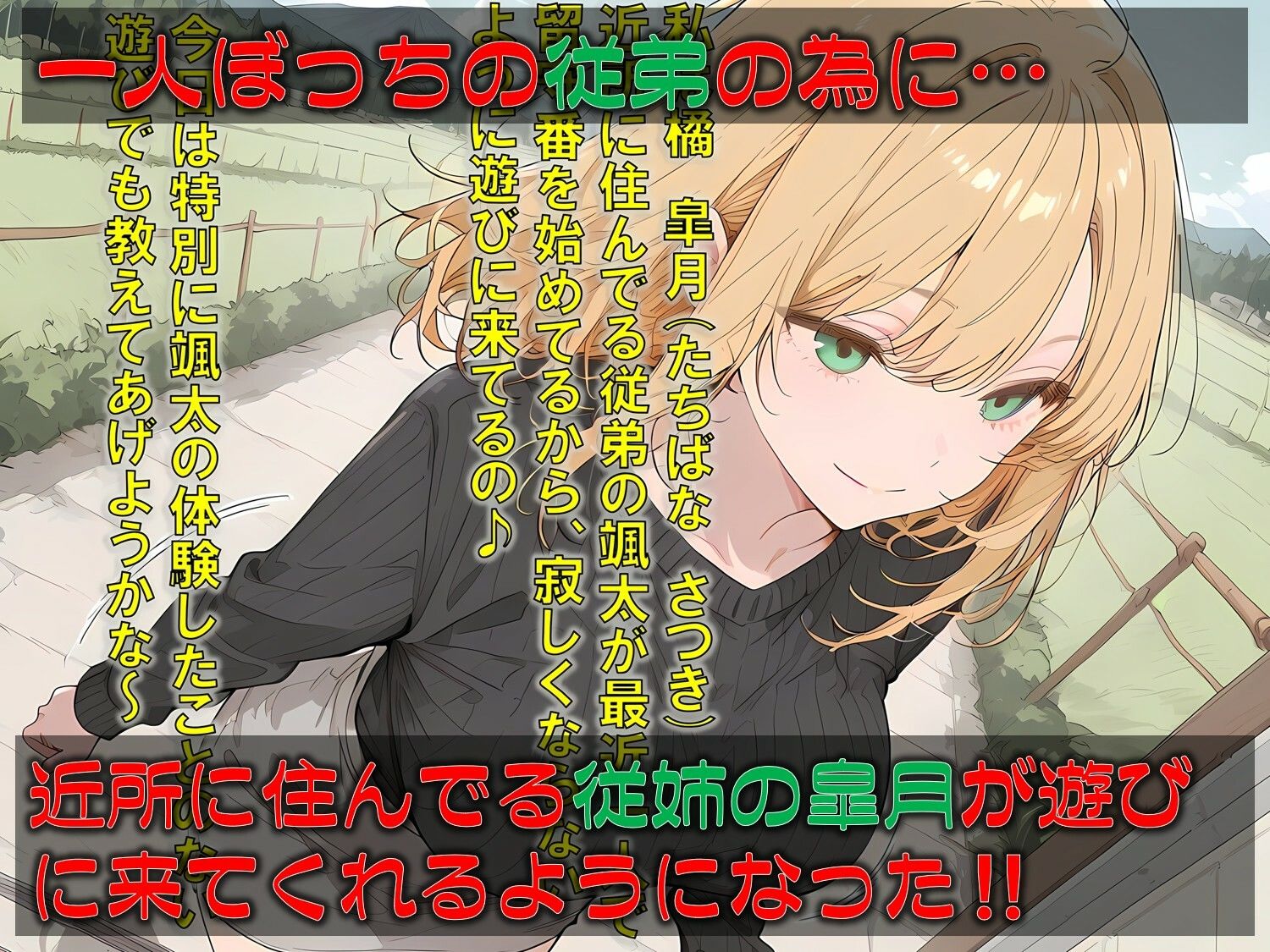 従姉の誘惑〜大人の遊びを体験しちゃうぞ〜 - サンプル画像 2