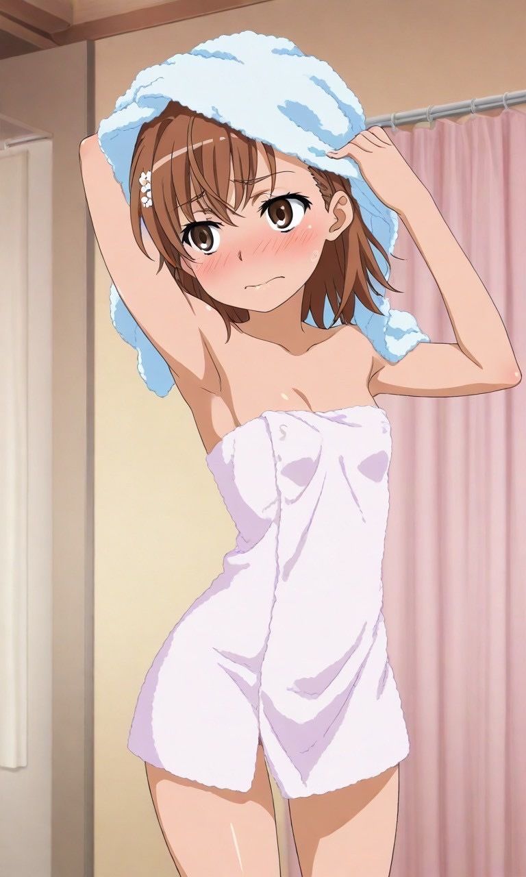 御坂美琴のおっぱい - サンプル画像 4