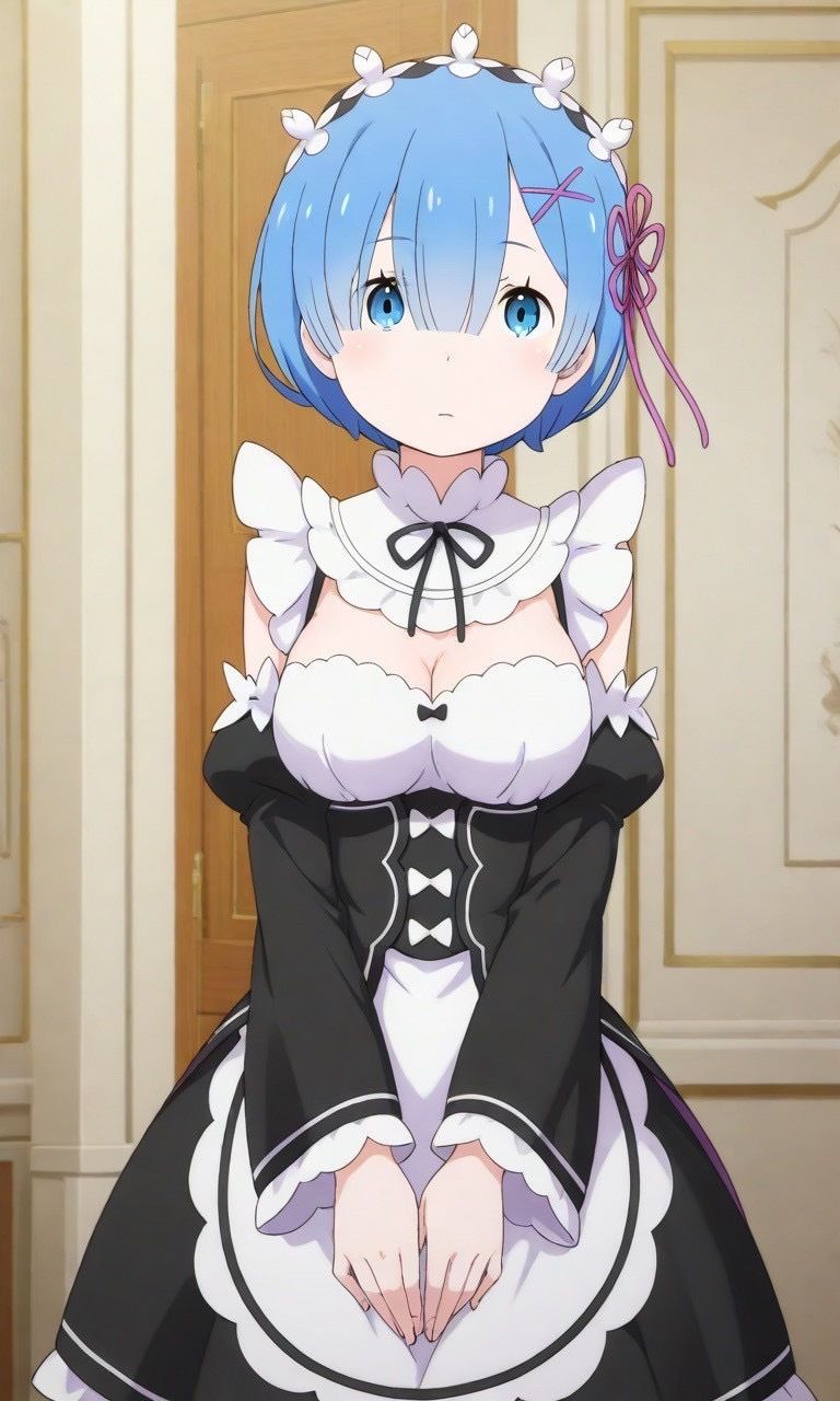 レムにいたずら - サンプル画像 1
