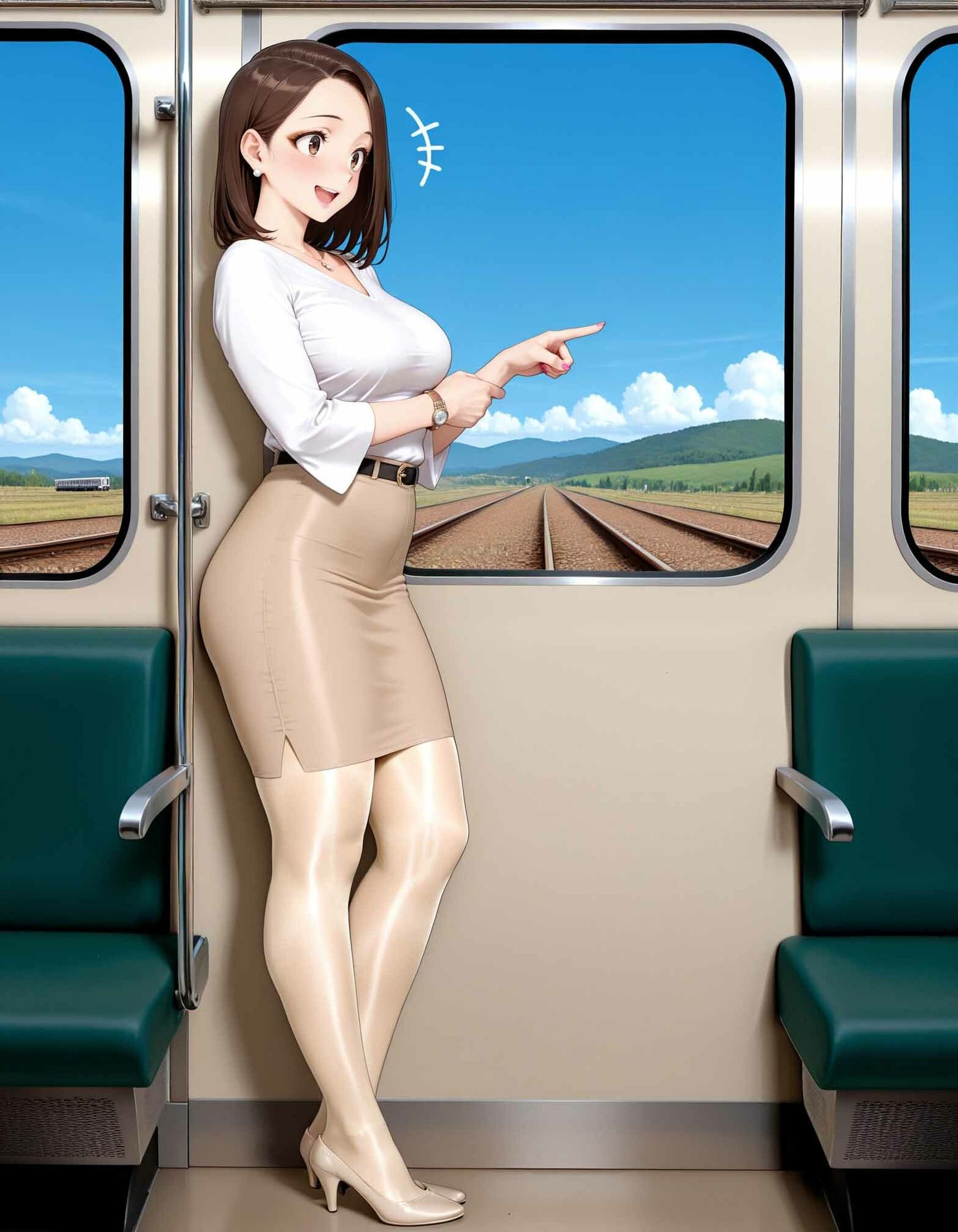 AI@不倫旅行/パンスト娘 - サンプル画像 3