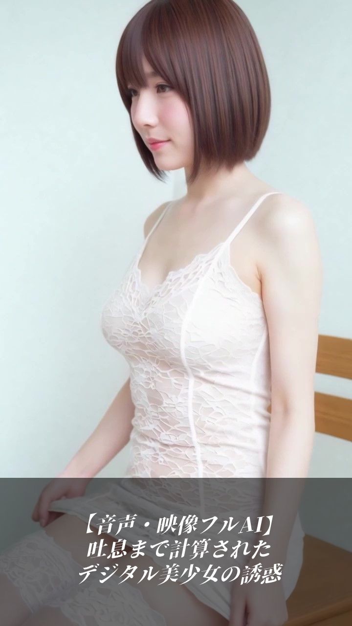 人工知能の誘惑。もしもAI彼女と濃厚なパイズリ中出しをしたら…。【音声・映像フルAI】 - サンプル画像 1