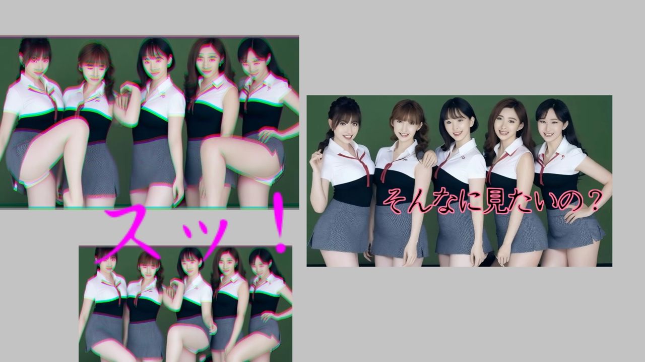 足を上げる女たち - サンプル画像 4