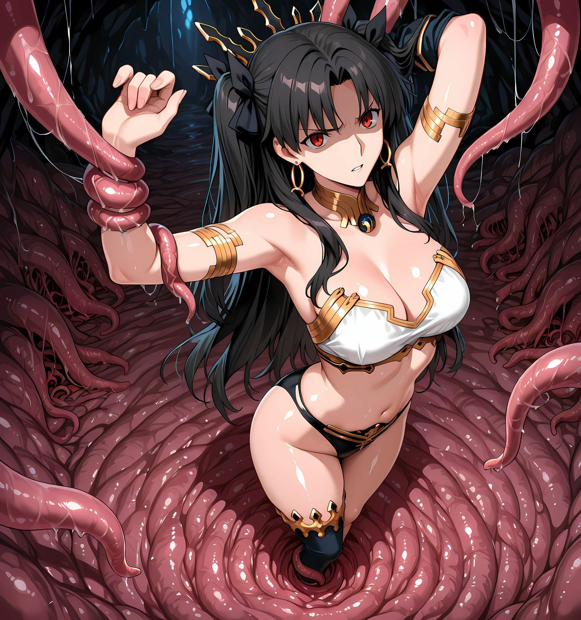 イシュタル洗脳丸呑み悪堕ち〜淫魔化搾精〜 - サンプル画像 3
