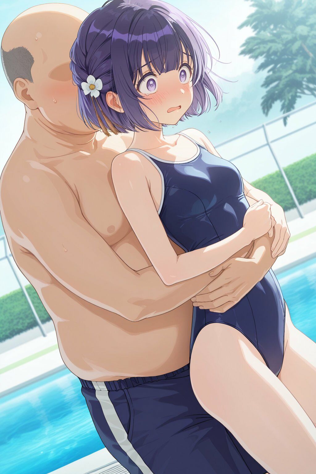秦谷○鈴 キモおじ強●種付け - サンプル画像 2