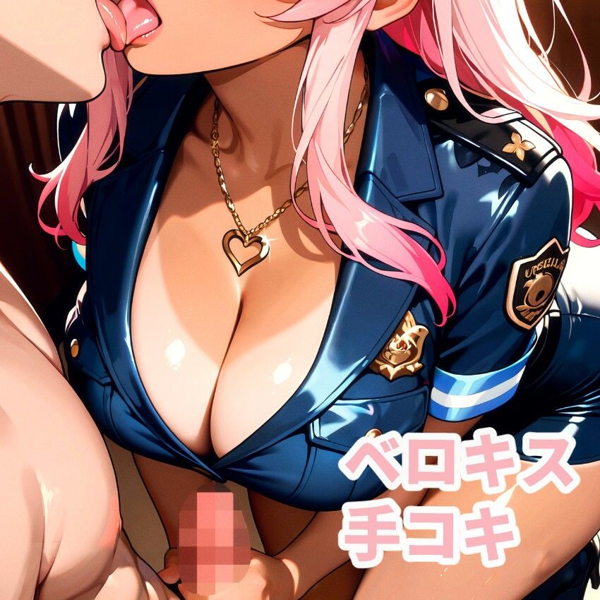 褐色ピンクポリスさんに連行される（裏） - サンプル画像 3