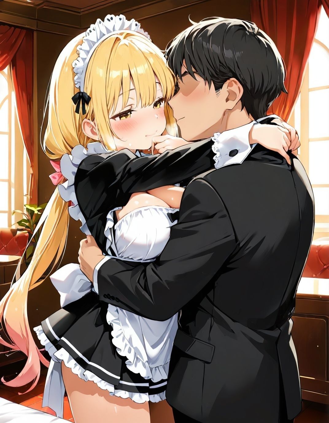 幼馴染と結婚するためにデキ婚狙うことにしました！ シャーリー編 半袖メイドVer - サンプル画像 2
