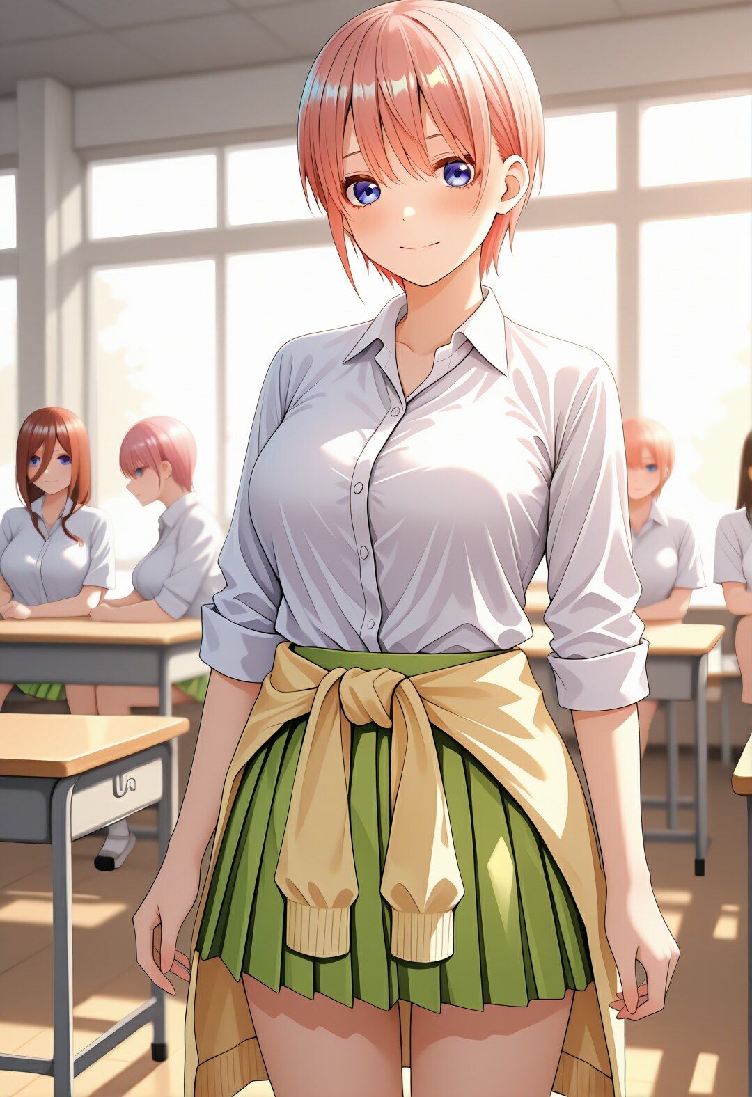 五等分のSEX  学園編  〜中〇一花の場合〜 - サンプル画像 1