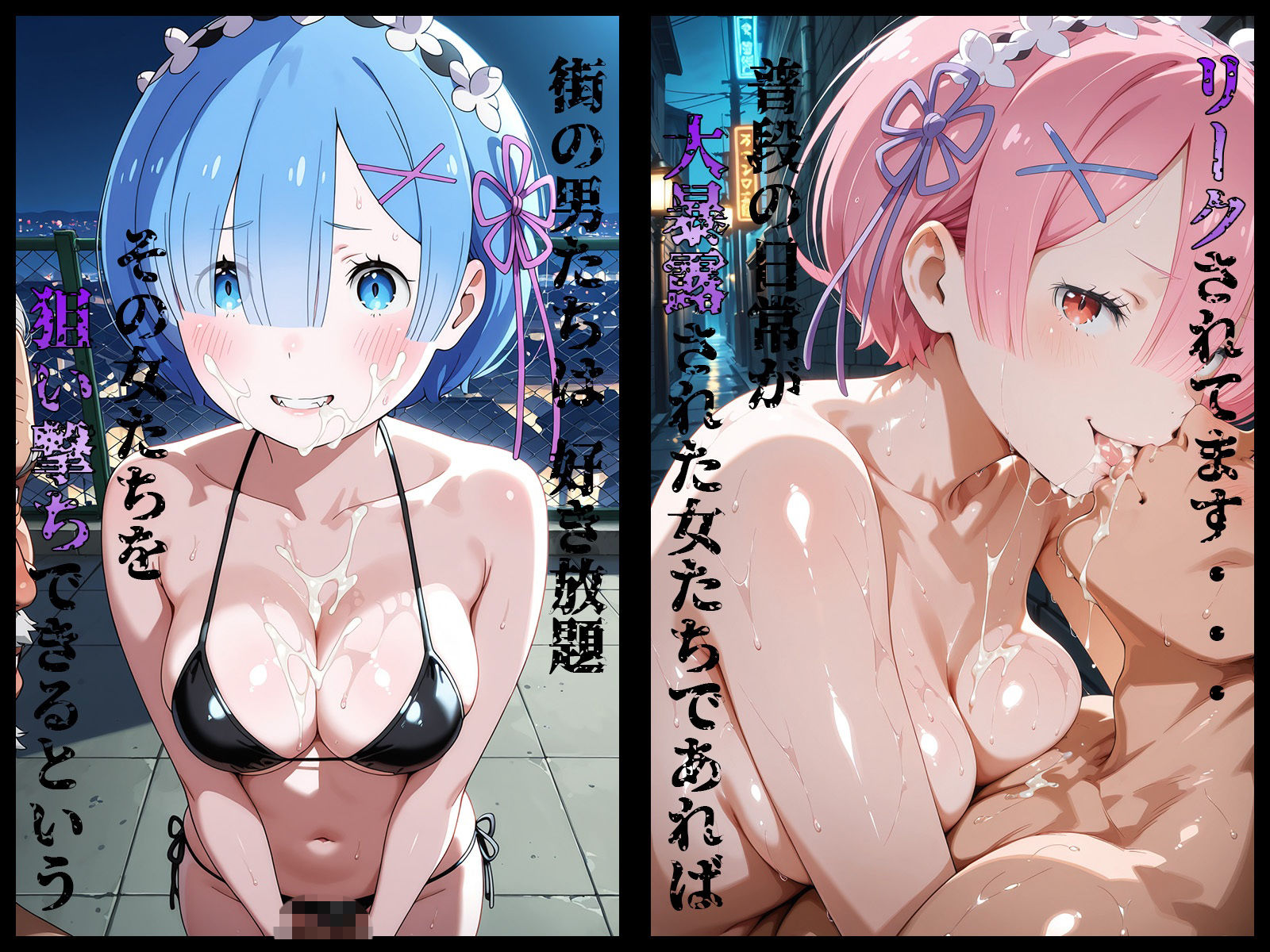 その女たちリークされてます〜レ○＆ラ○編〜 - サンプル画像 1