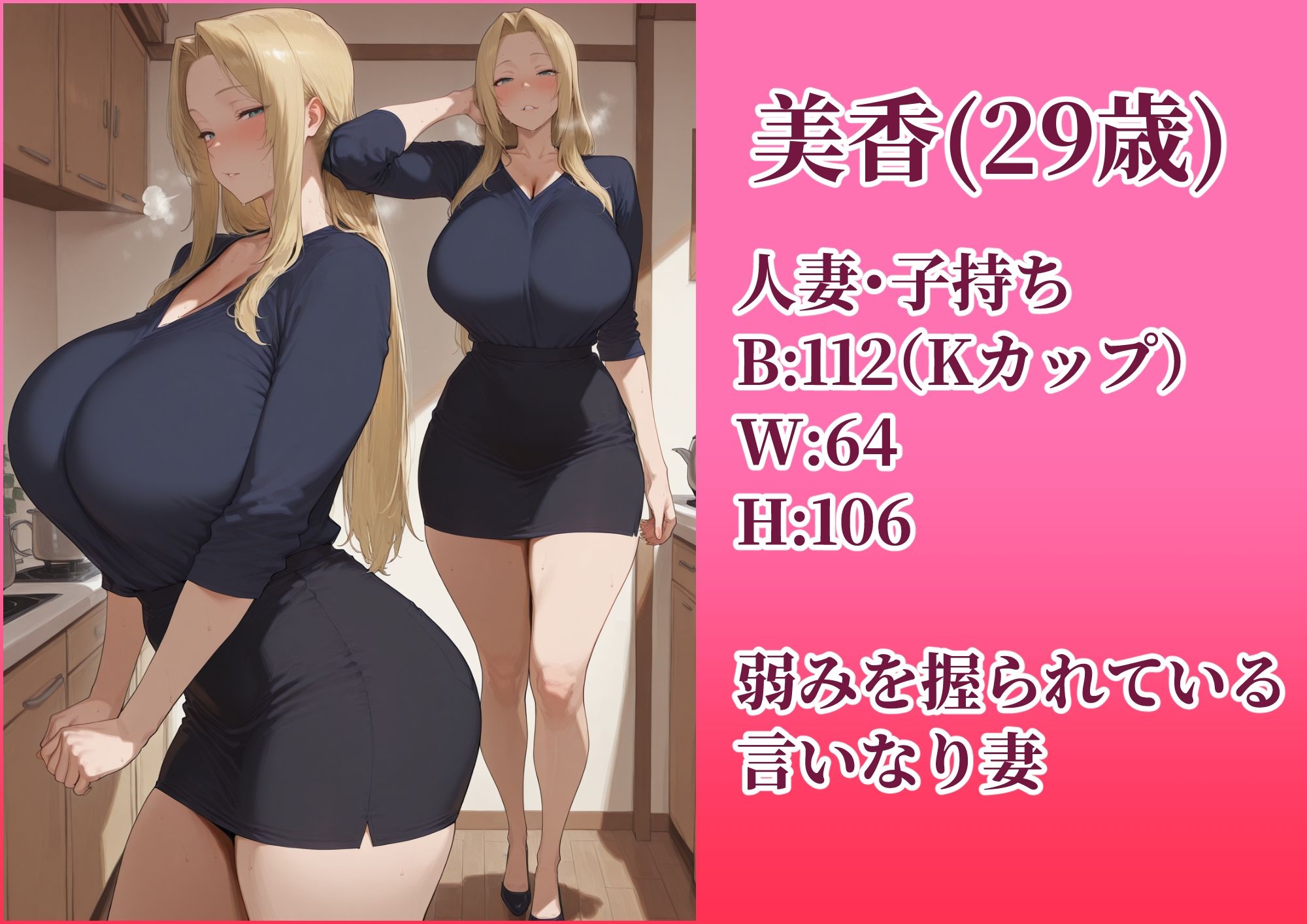 美香 Kカップ 人妻 言いなり - サンプル画像 1
