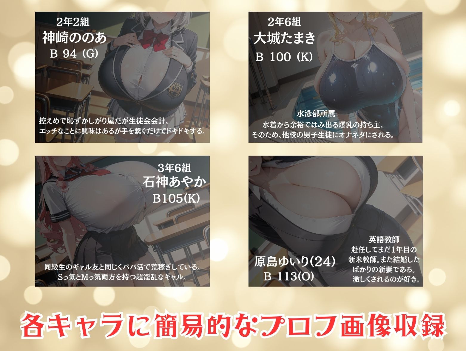巨乳だけの元女学園着衣セックス集総集編 - サンプル画像 3
