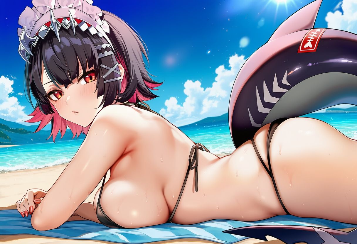 ゼ◯ゼロ エ◯ン 水着グラビア イラスト集 - サンプル画像 4