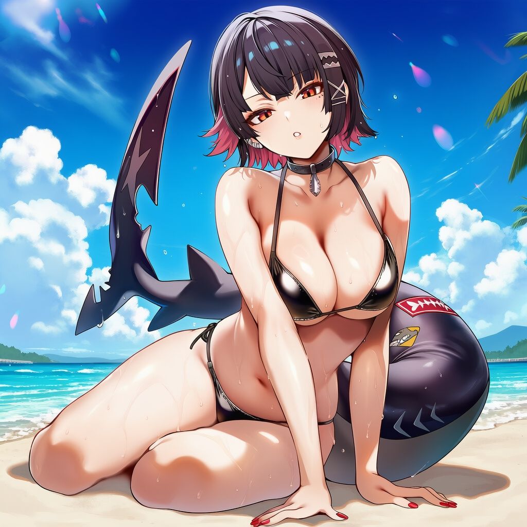 ゼ◯ゼロ エ◯ン 水着グラビア イラスト集 - サンプル画像 5