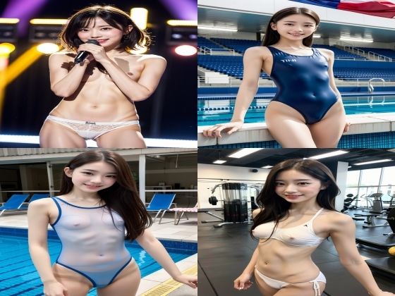 【動画】ニップレスを忘れたアイドル＆競泳水着＆ビキニ 全6作品コンプリートBOX（1時間12分総集編）